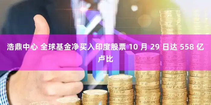 浩鼎中心 全球基金净买入印度股票 10 月 29 日达 558 亿卢比